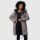 Marikoo Natsukoo Damen Winter Steppjacke lang B978 Grau Größe M - Gr. 38