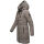 Marikoo Natsukoo Damen Winter Steppjacke lang B978 Grau Größe L - Gr. 40