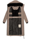 Marikoo Nadaree XVI Damen Winterjacke B979 Taupe Grey Größe XXL - Gr. 44