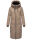 Marikoo Nadaree XVI Damen Winterjacke B979 Taupe Grey Größe XXL - Gr. 44