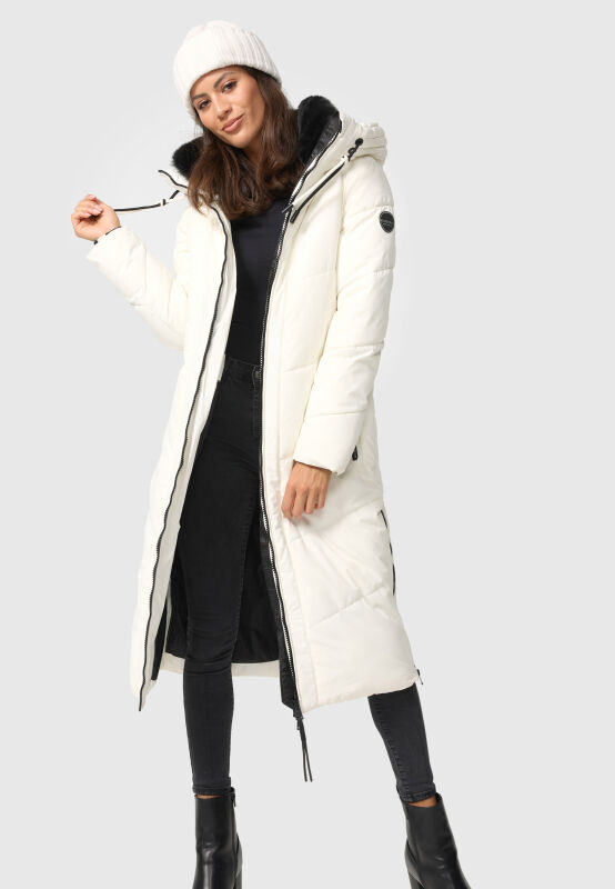 Marikoo Nadaree XVI Damen Winterjacke B979 Off White Größe XS - Gr. 34