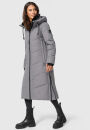 Marikoo Nadaree XVI Damen Winterjacke B979 Grau Größe L - Gr. 40