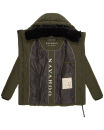 Navahoo Sag Ja XIV Damen Winter Steppjacke B980 Dark Olive Größe M - Gr. 38