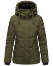 Navahoo Sag Ja XIV Damen Winter Steppjacke B980 Dark Olive Größe L - Gr. 40