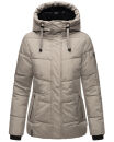 Navahoo Sag Ja XIV Damen Winter Steppjacke B980 Grau Größe M - Gr. 38