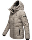 Navahoo Sag Ja XIV Damen Winter Steppjacke B980 Grau Größe M - Gr. 38