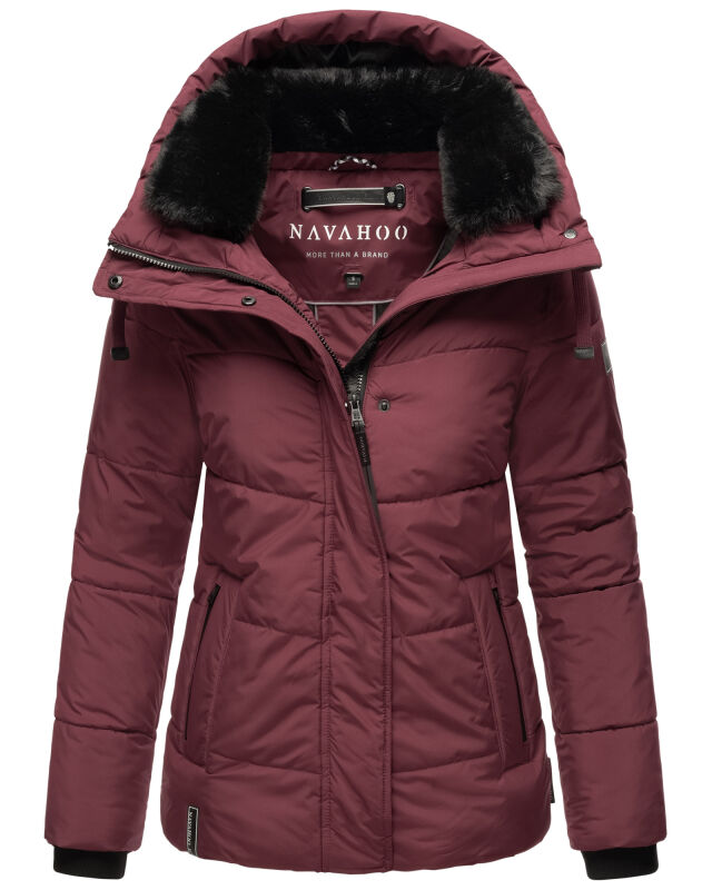 Navahoo Sag Ja XIV Damen Winter Steppjacke B980 Wine Größe S - Gr. 36