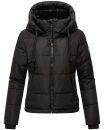 Navahoo Mit Liebe XIV Damen Winter Steppjacke B981 Schwarz Größe L - Gr. 40