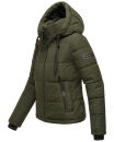 Navahoo Mit Liebe XIV Damen Winter Steppjacke B981 Dark Olive Größe L - Gr. 40