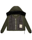 Navahoo Mit Liebe XIV Damen Winter Steppjacke B981 Dark Olive Größe L - Gr. 40