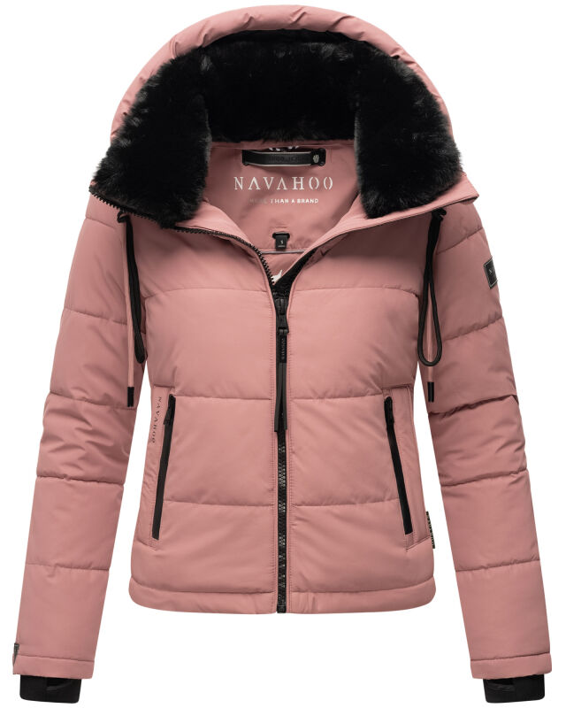 Navahoo Mit Liebe XIV Damen Winter Steppjacke B981 Dark Rose Größe XS - Gr. 34
