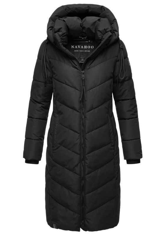 Navahoo Sahnekatzi XIV Damen Wintermantel B982 Schwarz Größe XS - Gr. 34