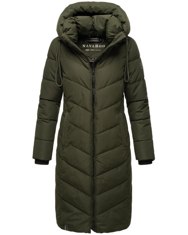 Navahoo Sahnekatzi XIV Damen Wintermantel B982 Dark Olive Größe XS - Gr. 34