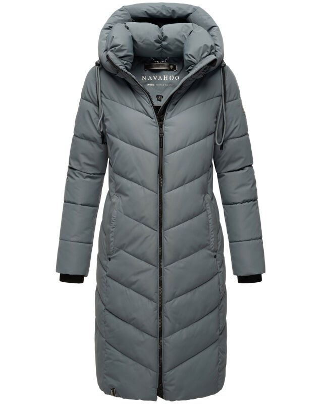 Navahoo Sahnekatzi XIV Damen Wintermantel B982 Stormy Blue Größe L - Gr. 40