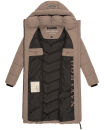 Navahoo Sahnekatzi XIV Damen Wintermantel B982 Taupe Grey Größe S - Gr. 36