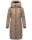 Navahoo Sahnekatzi XIV Damen Wintermantel B982 Taupe Grey Größe L - Gr. 40