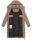 Navahoo Sahnekatzi XIV Damen Wintermantel B982 Taupe Grey Größe L - Gr. 40