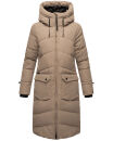Marikoo Tomomii XVI Damen Winterjacke B984 Taupe Grey Größe XL - Gr. 42