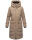 Marikoo Tomomii XVI Damen Winterjacke B984 Taupe Grey Größe XL - Gr. 42