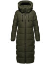 Marikoo Nadeshikoo XVI Damen Winter Steppjacke B985 Dark Olive Größe XXL - Gr. 44
