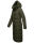 Marikoo Nadeshikoo XVI Damen Winter Steppjacke B985 Dark Olive Größe XXL - Gr. 44