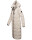 Marikoo Nadeshikoo XVI Damen Winter Steppjacke B985 Light Grey Größe XS - Gr. 34