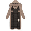 Marikoo Nadeshikoo XVI Damen Winter Steppjacke B985 Taupe Grey Größe XS - Gr. 34