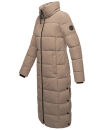 Marikoo Nadeshikoo XVI Damen Winter Steppjacke B985 Taupe Grey Größe L - Gr. 40