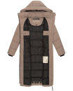 Marikoo Nadeshikoo XVI Damen Winter Steppjacke B985 Taupe Grey Größe L - Gr. 40