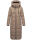 Marikoo Nadeshikoo XVI Damen Winter Steppjacke B985 Taupe Grey Größe L - Gr. 40