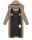 Marikoo Nadeshikoo XVI Damen Winter Steppjacke B985 Taupe Grey Größe L - Gr. 40