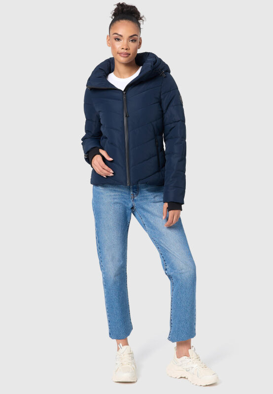 Marikoo Samuiaa XVI Damen Steppjacke B986 Navy Größe XS - Gr. 34