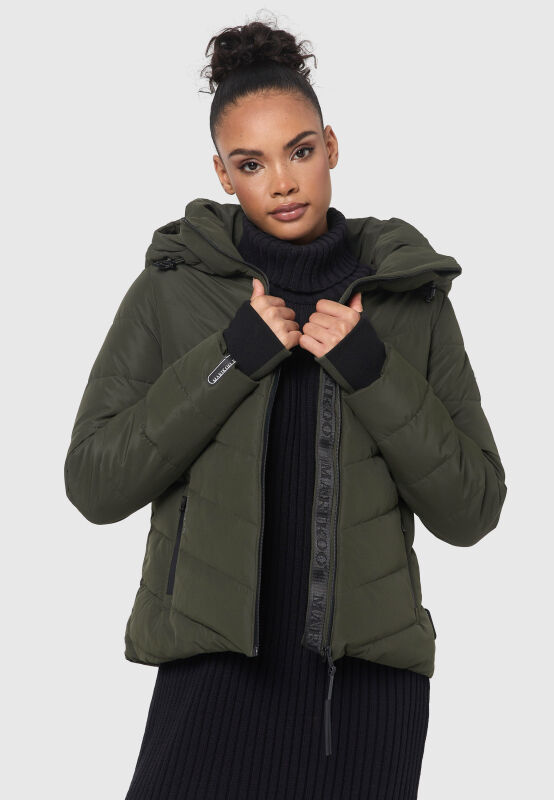 Marikoo Samuiaa XVI Damen Steppjacke B986 Dark Olive Größe S - Gr. 36