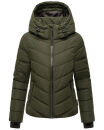 Marikoo Samuiaa XVI Damen Steppjacke B986 Dark Olive Größe L - Gr. 40