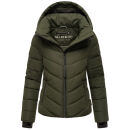 Marikoo Samuiaa XVI Damen Steppjacke B986 Dark Olive Größe XL - Gr. 42