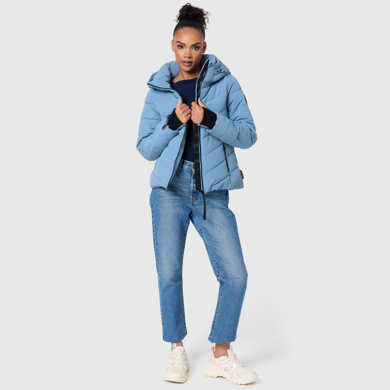 Marikoo Samuiaa XVI Damen Steppjacke B986 Powder Blue Größe XXL - Gr. 44
