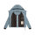 Marikoo Samuiaa XVI Damen Steppjacke B986 Powder Blue Größe XXL - Gr. 44