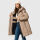 Marikoo Karumikoo XVI Damen Winterjacke B987 Taupe Grey Größe S - Gr. 36