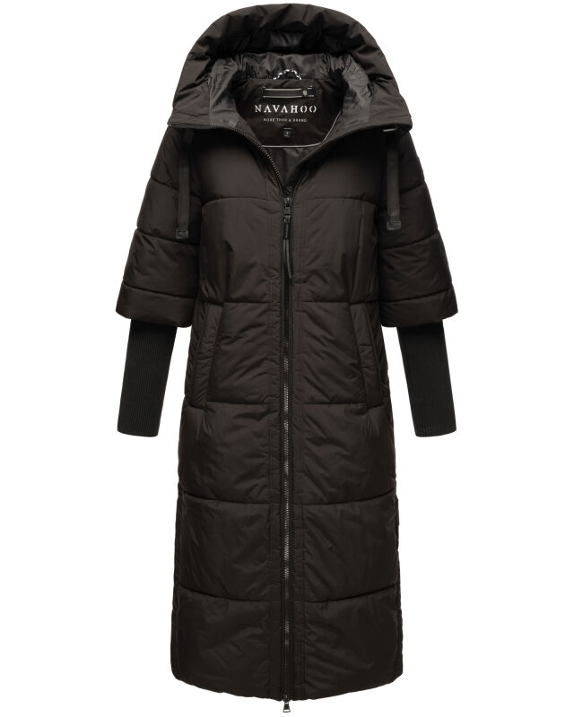 Navahoo Ciao Miau XIV Damen Winterjacke B988 Schwarz Größe L - Gr. 40