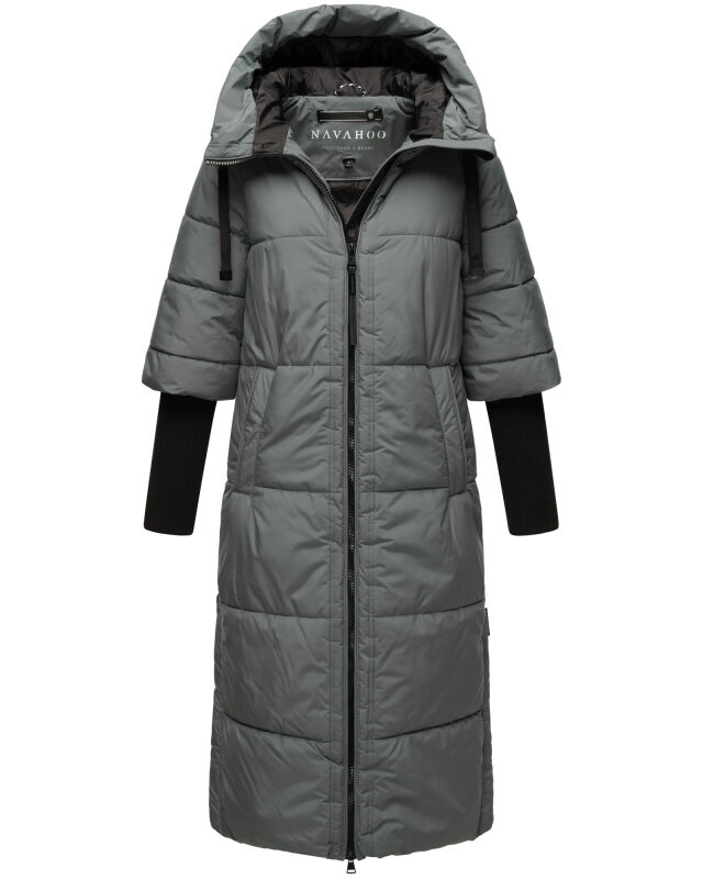 Navahoo Ciao Miau XIV Damen Winterjacke B988 Stormy Blue Größe L - Gr. 40