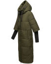 Navahoo Ciao Miau XIV Damen Winterjacke B988 Dark Olive Größe L - Gr. 40