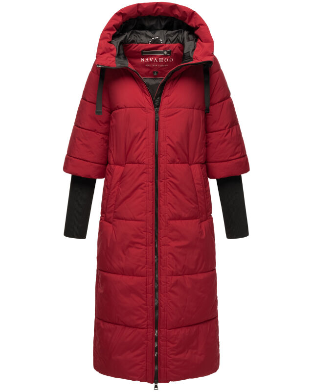 Navahoo Ciao Miau XIV Damen Winterjacke B988 Dark Red Größe L - Gr. 40