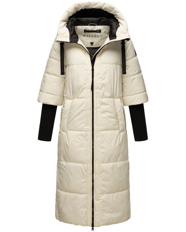 Navahoo Ciao Miau XIV Damen Winterjacke B988 Off White Größe S - Gr. 36
