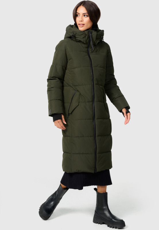 Marikoo Zuraraa XVI Damen Winterjacke B989 Dark Olive Größe XS - Gr. 34