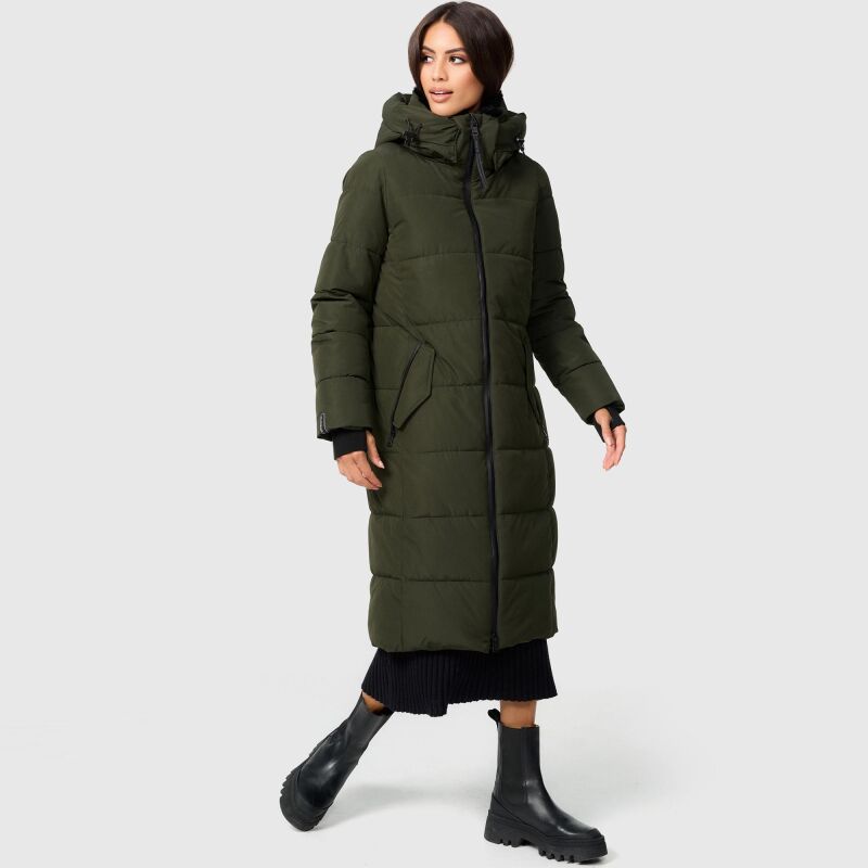 Marikoo Zuraraa XVI Damen Winterjacke B989 Dark Olive Größe XL - Gr. 42