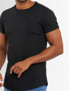 A. Salvarini Herren T-Shirt AS318 Schwarz Größe L - Gr. L
