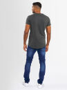 A. Salvarini Herren T-Shirt AS318 Dunkelgrau Größe S - Gr. S
