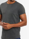 A. Salvarini Herren T-Shirt AS318 Dunkelgrau Größe S - Gr. S
