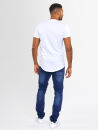 A. Salvarini Herren T-Shirt AS318 Weiss Größe L - Gr. L