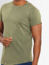 A. Salvarini Herren T-Shirt AS318 Olive Größe M - Gr. M